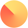 circle orange home